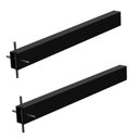 Ver imagem 1 de 2 Suportes Pia Chumbar Bancada Mesa 40 Cm - Preto