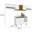 Ver imagem 3 de Cozinha Completa 4 Peças 7 Portas 3 Gavetas Yasmim J Carvalho