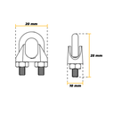 Ver imagem 4 de Clip e Prendedor com Cabo Aço 3/16