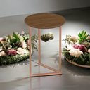 Ver imagem 3 de Mesa de Canto Industrial para Sala de Estar Jade Lançamento