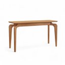 Ver imagem 2 de Aparador New Columbia em Madeira de Eucalipto Nobre e Tampo Mdf Lâmina Cinamomo 140cm - Champagne