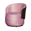Ver imagem 2 de Kit 2 Poltronas para Recepção Confortável Orgânica - Veludo - Sv Decor:rosa Chiclete