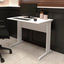Ver imagem 1 de Mesa Escrivaninha de Estudos 90cm X 60cm Pé Metal F5 Office