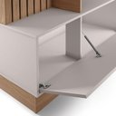 Ver imagem 3 de Estante Home Theater Maceió Freijó Off White - Colibri