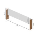 Ver imagem 4 de Bicama Casinha com Janela LED e Grade de Proteção Aria Casatema MadeiraOriginals Marrom/Nogueira/Branco