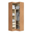 Ver imagem 7 de Guarda-Roupa Modulado 6 Peças Infinity Marrom/Cedro/Pistache