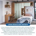 Ver imagem 5 de Guarda-Roupa Modulado 6 Peças Infinity Marrom/Cedro/Pistache