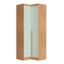 Ver imagem 6 de Guarda-Roupa Modulado 6 Peças Infinity Marrom/Cedro/Pistache