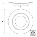 Ver imagem 3 de Jogo 6 Pratos Rasos de Jantar em Porcelana 27cm Tramontina Ingrid Cozinha Servir Entradas Mesa Posta