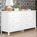Ver imagem 7 de Comoda para Quarto 6 Gavetas 146 Cm Dm221 Branco Dtall