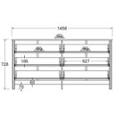 Ver imagem 6 de Comoda para Quarto 6 Gavetas 146 Cm Dm221 Branco Dtall