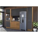 Ver imagem 5 de Armário Cozinha Modulado Vibra T653 C/ 1 Porta Basculante 80x35.5cm Canela/grafite Lacca Kappesberg
