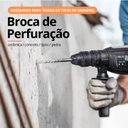 Ver imagem 6 de Broca Vídea Fura Parede Concreto 8mm X 160mm Encaixe Sds Plus | Fertak | Kit 06 Un