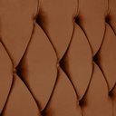 Ver imagem 3 de Cabeceira de Cama Box Casal 138 Cm Varsóvia Suede Veludo Terra Cota