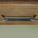 Ver imagem 1 de Suporte de cabos, fios e fontes de teto mesas - 70x10,5 Cm