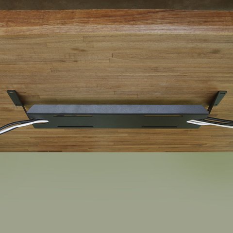 Suporte de cabos, fios e fontes de teto mesas - 70x10,5 Cm