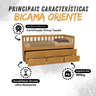Bicama 3 Gavetas Oriente Cor Imbuia + 2 Colchões Ortobom D28 - 7