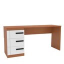 Ver imagem 2 de Mesa para Escritório Lisboa 3 Gavetas Branco Freijó - Politorno