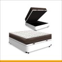 Ver imagem 2 de Cama Box Baú + Colchão de Viúva Ortobom D45 Iso 150 128x188x60 Cm