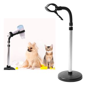 Suporte Secador Gato Cachorro Pet Shop Flexivel Bancada Chao Ajustavel Giratorio Salao
