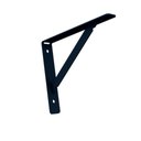 Ver imagem 1 de Cantoneira Mão Francesa Preta New 30 Cm Presto para Estante