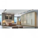 Ver imagem 1 de Guarda Roupa Casal 100% Mdf 6 Portas 8 Gavetas Robust -cumaru-fendi Móveis Novo Horizonte