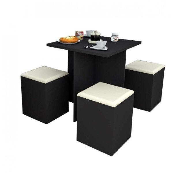 Conjunto Sala de Jantar com Mesa e 4 Banquetas Appunto - 5