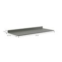 Ver imagem 3 de Tampo para Balcão de Cozinha 120cm Domus Espresso Móveis Cinza/Silver