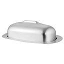 Ver imagem 2 de Manteigueira de Inox Porta Manteiga Com Tampa Oval