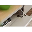 Ver imagem 5 de Módulo Nicho Curvo 140cm P/ Painel de Sala Tauari/gris Fosco - Linea Brasil