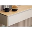 Ver imagem 6 de Módulo Nicho Curvo 140cm P/ Painel de Sala Tauari/gris Fosco - Linea Brasil