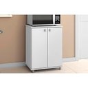 Ver imagem 1 de Bancada Multiuso P/ Área Serviço Balcão Asm155 C/ 2 Portas Branco - Movelbento