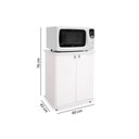 Ver imagem 2 de Bancada Multiuso P/ Área Serviço Balcão Asm155 C/ 2 Portas Branco - Movelbento