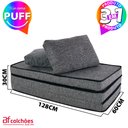 Ver imagem 3 de Puff com Travesseiro Casal Multiuso 3 em 1 BF Colchões