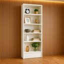 Ver imagem 5 de Estante Multiuso Livreiro 5 Prateleiras 182x87cm Organizador Loja Casa Escritório Expositor Liz