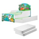 Ver imagem 1 de Mini Cama Infantil com Auxiliar Pop Dinos Amigos Com Colchões