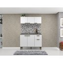 Ver imagem 1 de Cozinha Compacta Modulada 2 Pecas 6 Portas 2020 Branco