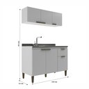 Ver imagem 4 de Cozinha Compacta Modulada 2 Pecas 6 Portas 2020 Branco