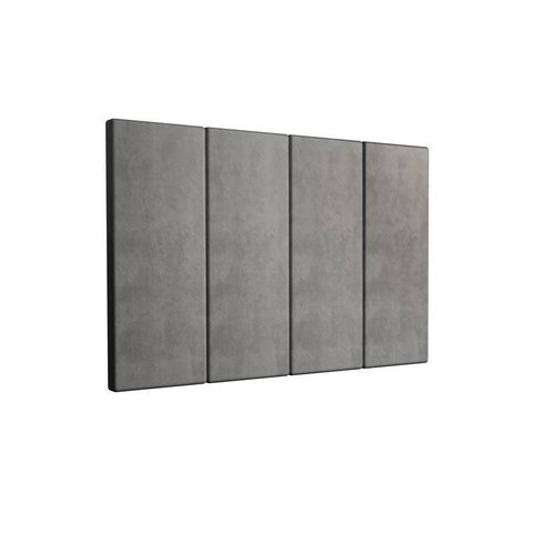 Painel Cama Box Fantasy 0,90 Tecido Suede Cor Cinza Comprar