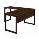 Ver mais imagens de Mesa em L (Mesa 1,50m + Mesa Auxiliar) - c/ Gavetas - Workstart - Marsala/Preto - 25477