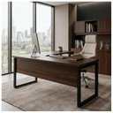 Ver imagem 4 de Mesa em L (Mesa 1,50m + Mesa Auxiliar) - c/ Gavetas - Workstart - Marsala/Preto - 25477