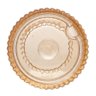 Meleira com Colher Wolff Pearl de Cristal Âmbar 10cm X 8cm X 7cm - 5