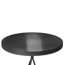 Ver imagem 3 de Mesa Bistrô Alta Redonda Cozinha Industrial Pé Aço Dhalia Pu Preto S02 - D’Rossi