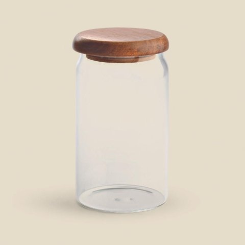 Pote Vidro Coy Transparente 8.5x15.5cm - A\casa