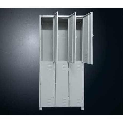 Guarda-volumes 6 Portas Grande | Cinza Zxy
