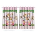 Ver imagem 1 de Cortina Safari Baby Rosa Menina Infantil 2,60x1,50 Mod 06