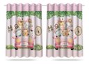 Ver imagem 1 de Cortina Safari Baby Rosa Menina Infantil 2,60x1,50 Mod 06