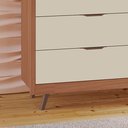 Ver imagem 3 de Cômoda Tuboarte Valentina New 2 Portas 4 Gavetas Pés Inclusos