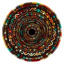 Ver imagem 3 de Adesivo de Parede - Mandala Tribal Dekalque Adesivo Adesivo de Parede Recortado 60X60
