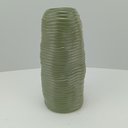 Ver imagem 2 de Vaso Decorativo Enfeite Casa Home&co Cerâmica 26x13x13cm Verde